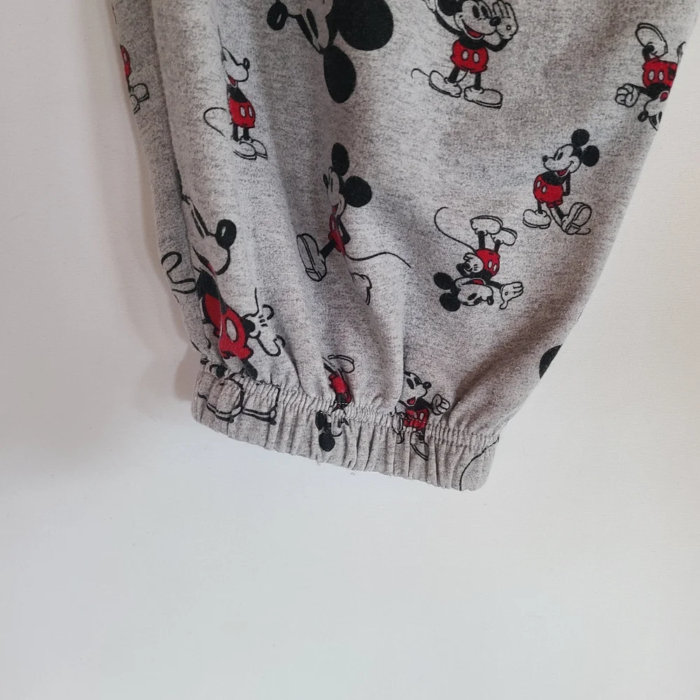 Disney Mickey Mouse Womens Lounge Pajamas - Gray and Red Size Xl - Picture 5 of 13